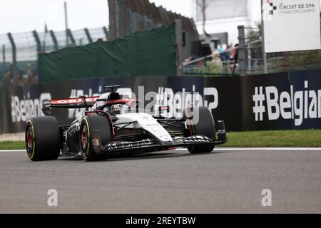 Stavelot, Belgien. 30. Juli 2023. Daniel Ricciardo von AlphaTauri auf der Strecke während des F1 Grand Prix von Belgien im Spa Francorchamps am 30. Juli 2023 in Stavelot, Belgien. Kredit: Marco Canoniero/Alamy Live News Stockfoto