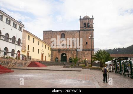 Cusco, Peru; 1. Januar 2023: Museum und Katakomben des Klosters San Francisco de Asís in Cusco Stockfoto