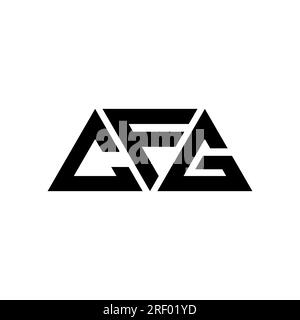 CFG-Logo mit Dreiecksbuchstaben und Dreiecksform. CFG-Monogramm mit Dreieckslogo. CFG-Dreieck-Vektor-Logo-Vorlage mit roter Farbe. CFG Triangul Stock Vektor