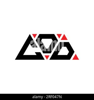 CSB-Logo mit Dreiecksbuchstaben und Dreiecksform. CSB-Dreieck-Logo-Monogramm. CSB-Dreieck-Vektorvorlage mit roter Farbe. KABELJAU-Triangul Stock Vektor