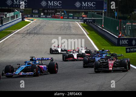 #31 Esteban Ocon, (FRA) Alpine F1 Team während des belgischen GP, Spa-Francorchamps 27-30. Juli 2023 Formel 1 Weltmeisterschaft 2023. Stockfoto