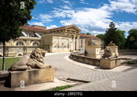 Nikolai Semashko Therapeutic Mud Baths in Yessentuki, Kurstadt in der kaukasischen Mineralwasserregion, Stavropol Krai, Russland. Stockfoto