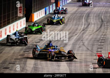 01 VANDOORNE Stoffel (Bel), DS Penske Formula E Team, Spark-DS, DS E-TENSE FE23, Action anlässlich des 2023. Hankook London ePrix, 12. Tagung der ABB FIA Formel E World Championship 2022-23, auf der Excel London vom 29. Bis 30. Juli 2023 in London, Vereinigtes Königreich - Photo Joao Filipe / DPPI Stockfoto