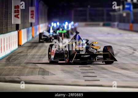 01 VANDOORNE Stoffel (Bel), DS Penske Formula E Team, Spark-DS, DS E-TENSE FE23, Action anlässlich des 2023. Hankook London ePrix, 12. Tagung der ABB FIA Formel E World Championship 2022-23, auf der Excel London vom 29. Bis 30. Juli 2023 in London, Vereinigtes Königreich - Photo Joao Filipe / DPPI Stockfoto