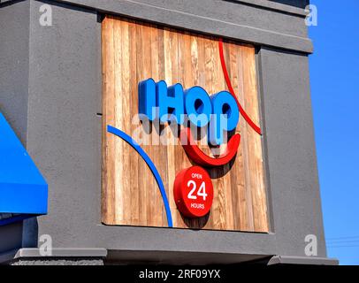 Springfield, Missouri - 22. März 2019: International House of Pancakes (IHOP) ist eine multinationale Restaurantkette in Amerika. Stockfoto