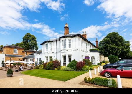 Das luxuriöse 4-Sterne Bedford Lodge Hotel in Newmarket, einer Marktstadt im West-Suffolk-Viertel Suffolk, Ostengland Stockfoto