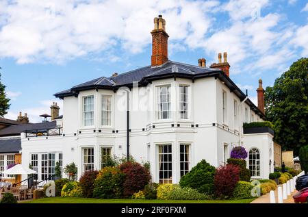 Das luxuriöse 4-Sterne Bedford Lodge Hotel in Newmarket, einer Marktstadt im West-Suffolk-Viertel Suffolk, Ostengland Stockfoto