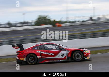 Nürnburg, Deutschland. 30. Juli 2023. # 32, Nurburg, Deutschland, Sonntag, 30. JULI 2023: Dries VANTHOOR, Sheldon VAN DER LINDE, Charles WEERTS, Team WRT, BMW M4 GT3 Car, während des Rennens des Fanatec GT World Challenge Endurance Cup. Das Team WRT fährt im Fanatec GT World Challenge Endurance Cup Rennen, kostenpflichtiges Bild, Foto Copyright © ATP Geert FRANQUET (FRANQUET Geert /ATP/SPP) Kredit: SPP Sport Press Photo. Alamy Live News Stockfoto