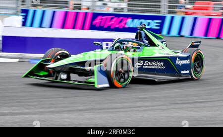 London, Großbritannien. 30. Juli 2023. Excel, London, Großbritannien, am 30 2023. Juli. Sébastien BUEMI, envision Racing während DER HANKOOK 2023 London ABB Formel E Weltmeisterschaft im Excel, London, UK am 30 2023. Juli. Kredit: Francis Knight/Alamy Live News Stockfoto