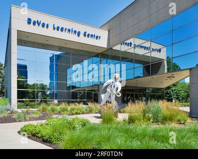 Devos Learning Center am Gerald R Ford Presidential Museum in Grand Rapids, Michigan Stockfoto