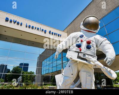 Devos Learning Center am Gerald R Ford Presidential Museum in Grand Rapids, Michigan Stockfoto