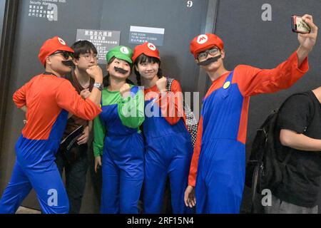 **CHINESISCHES FESTLAND, HONGKONG, MACAU UND TAIWAN RAUS** die 24. ACG HK startet in Hongkong, China, 28. Juli 2023. Stockfoto