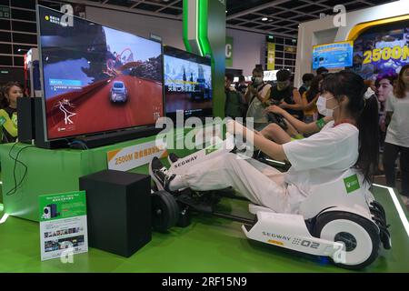 **CHINESISCHES FESTLAND, HONGKONG, MACAU UND TAIWAN RAUS** die 24. ACG HK startet in Hongkong, China, 28. Juli 2023. Stockfoto