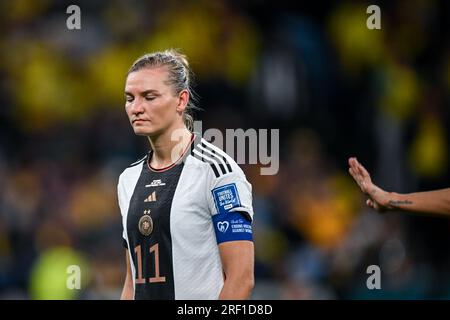 Sydney, Australien. 30. Juli 2023. Fußball, Frauen: Weltmeisterschaft, Deutschland - Kolumbien, Vorrunde, Gruppe H, Matchday 2, Sydney Stadion: Alexandra Popp aus Deutschland. Kredit: Sebastian Christoph Gollnow/dpa/Alamy Live News Stockfoto