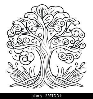 Frei gezeichneter Vektor Stock Vektor