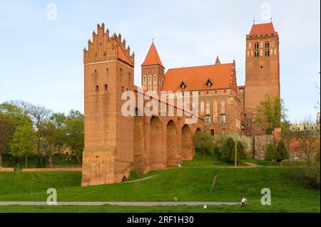 Backsteingotik gdanisko (dansker) der Backsteingotik schloss ein Kapitel Haus des Bistums Pomesania im Deutschordensschloss schloss Architektur Stil erbaut und Stockfoto