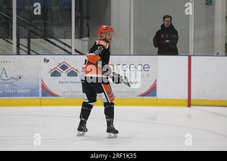 Lokales Eishockeyspiel Stockfoto