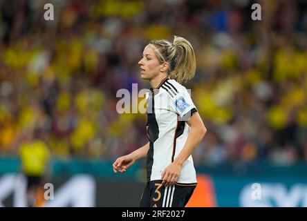 Juli 30 2023: Kathrin Hendrich (Deutschland) schaut während eines Spiels auf, AT, . Kim Price/CSM Stockfoto