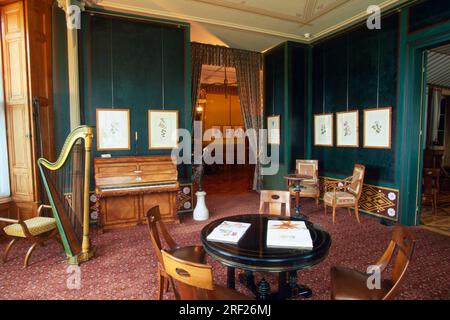 Innenraum, Schloss Arenenberg, Napoleon Museum, Bodensee, Schweiz Stockfoto