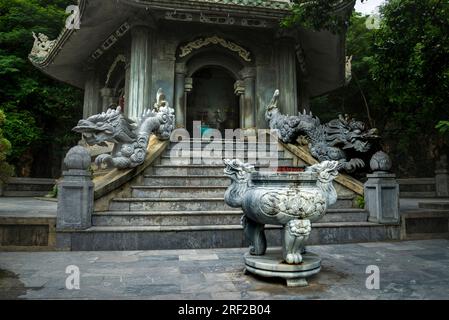 Pagode auf dem Marmorberg, in der Nähe von da Nang, Vietnam Stockfoto