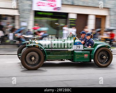 1933 ALFA ROMEO 8C 2300 MONZA, Mille Miglia 2023 Start in Brescia Stockfoto