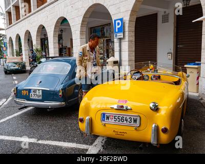 1951 S.I.A.T.A. DAINA GRAN SPORT STABILIMENTI FARINA, Mille Miglia 2023, day2 in San Marino Stockfoto