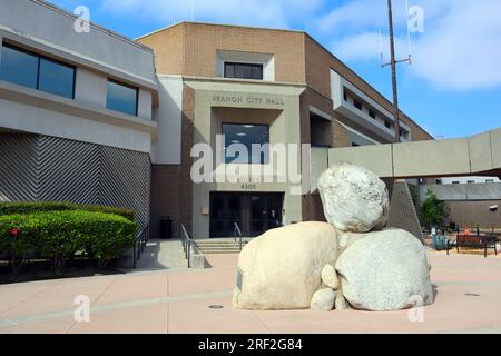 VERNON (Los Angeles County), Kalifornien: VERNON Rathaus und Polizei in 4305 S Santa Fe Ave, Vernon, Kalifornien Stockfoto