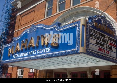 Mahaiwe Performing Arts Center im Ferienort Great Barrington, Massachusetts Stockfoto