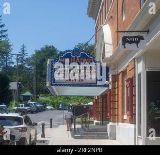 Mahaiwe Performing Arts Center im Ferienort Great Barrington, Massachusetts Stockfoto