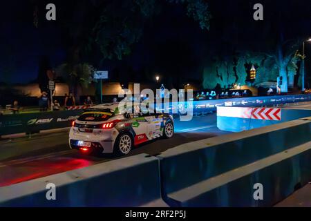 fia-rallye-Rallye della capitale Stockfoto