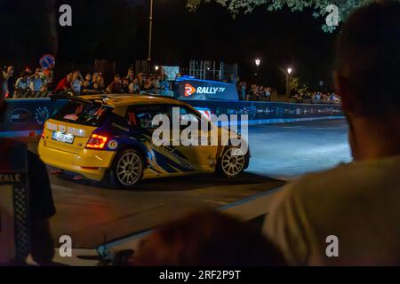 fia-rallye-Rallye della capitale Stockfoto