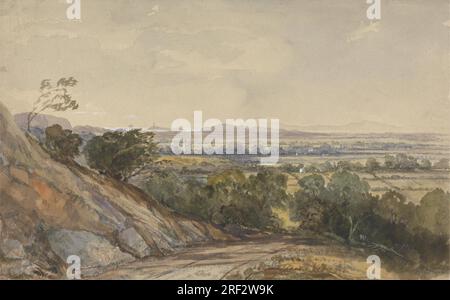 Cleeve, Somerset, mit Bridgewater Bay in der Ferne 1841 von William James Müller Stockfoto