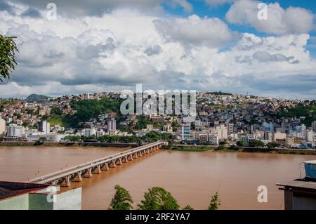 Foto eines Teils der Stadt Colatina - Espírito Santo - Brasilien. Stockfoto