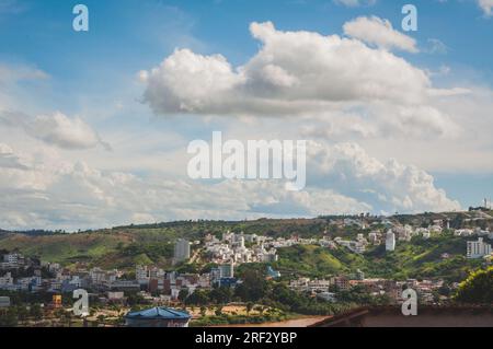 Foto eines Teils der Stadt Colatina - Espírito Santo - Brasilien. Stockfoto