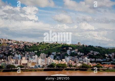 Foto eines Teils der Stadt Colatina - Espírito Santo - Brasilien. Stockfoto