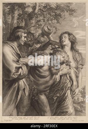 "Schelte Adams Bolswert nach Sir Anthony van Dyck, Drunken Silenus, Gravur, Ailsa Mellon Bruce Fund, 1975.23.2" Stockfoto