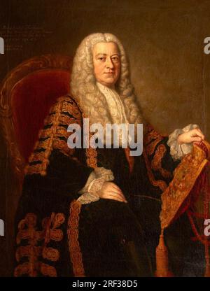 Philip Yorke, 1. Earl of Hardwicke (1690-1764) 1763 von William Hoare Stockfoto