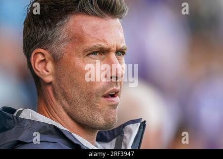 Sheffield, Großbritannien. 29. Juli 2023. Luton Town Manager Rob Edwards beim Sheffield Wednesday FC gegen Luton Town FC im Hillsborough Stadium, Sheffield, Großbritannien am 29. Juli 2023 Credit: Every second Media/Alamy Live News Stockfoto