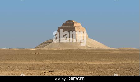 die Salonkomponist-Pyramide in Ägypten Stockfoto