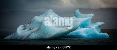 Eisberge bei Jokulsarlon in Island Stockfoto