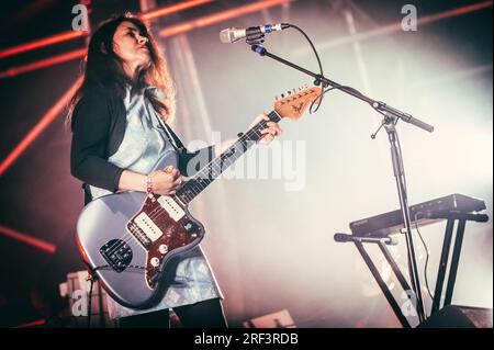 Thirsk, Großbritannien. 30. Juli 2023. Das Delgados Headline Deer Shed Festival 2023. Kredit: Thomas Jackson/Alamy Live News Stockfoto