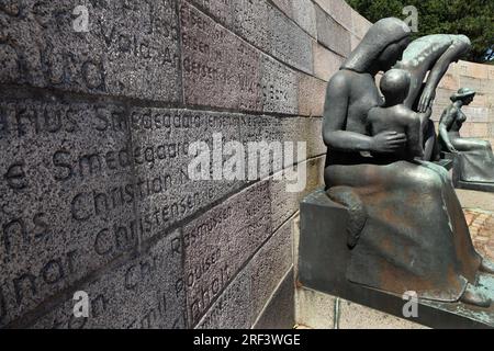 Das Fishermen's Memorial, Esbjerg, Dänemark. Stockfoto