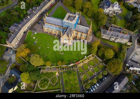 Luftaufnahme von Armagh City, County Armagh, Nordirland Stockfoto