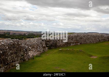 Old Sarum, der verlassene Ort der ersten Siedlung von Salisbury Stockfoto