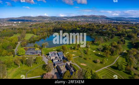 Aerial of Malone Golf Club, Ballydrain, Belfast, Nordirland Stockfoto