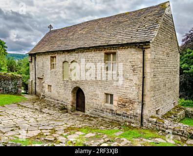 Padley Chapel an der Stelle der Überreste der Padley Hall in der Nähe von Grindleford im Derbyshire Peak District UK Stockfoto