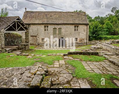 Padley Chapel an der Stelle der Überreste der Padley Hall in der Nähe von Grindleford im Derbyshire Peak District UK Stockfoto