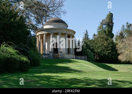 Der Tempel der antiken Tugend, Stowe Gardens, Buckingham, Buckinghamshire, England, Großbritannien Stockfoto