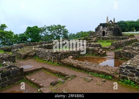 27. Juli 2023, Shivneri Fort ist eine militärische Festung aus dem 17. Jahrhundert, es ist der Geburtsort von Chhatrapati Shivaji Maharaj, Stockfoto