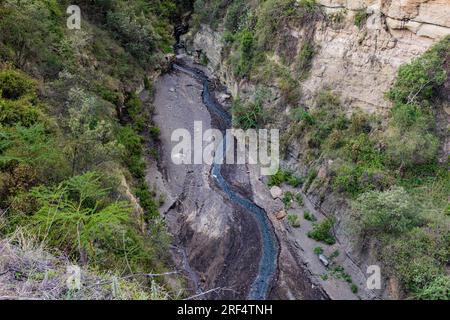 Landschaft Natur im Hells Gate National Park Great Rift Valley Nakuru County Kenia Ostafrika der Hell's Gate National Park liegt südlich des Lake Naivasha i Stockfoto